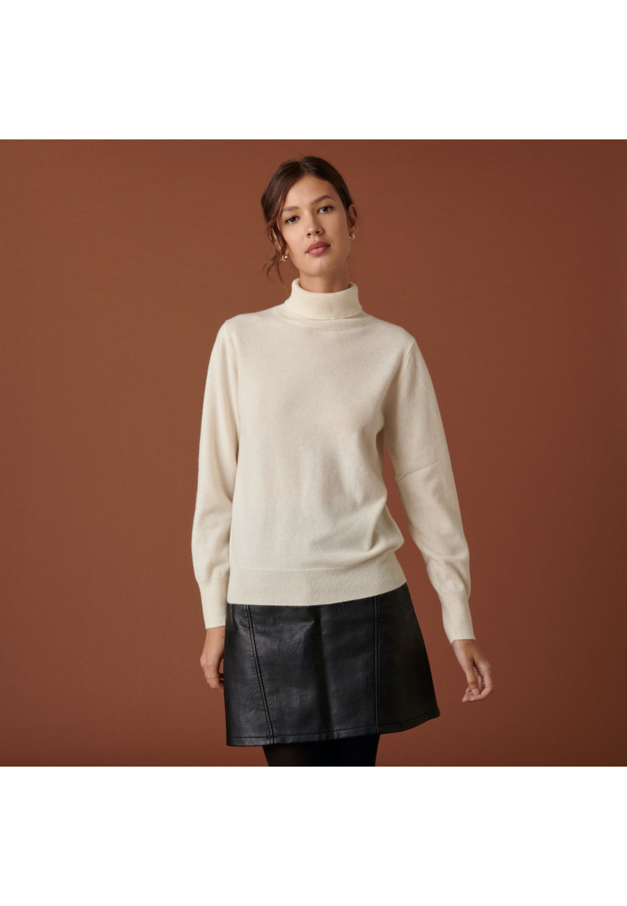 Cashmere turtleneck sweater - Anabelle