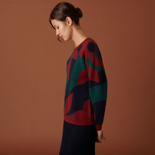 Maison Montagut round neck cashmere sweater - Caroline