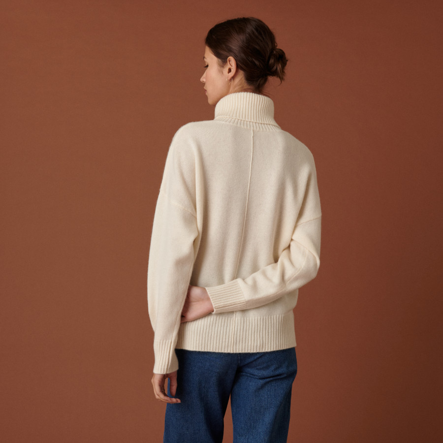 3-ply cashmere turtleneck sweater - Adena