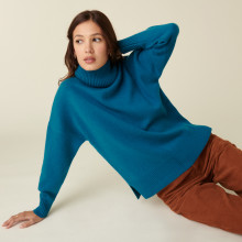 3-ply cashmere turtleneck sweater - Adena