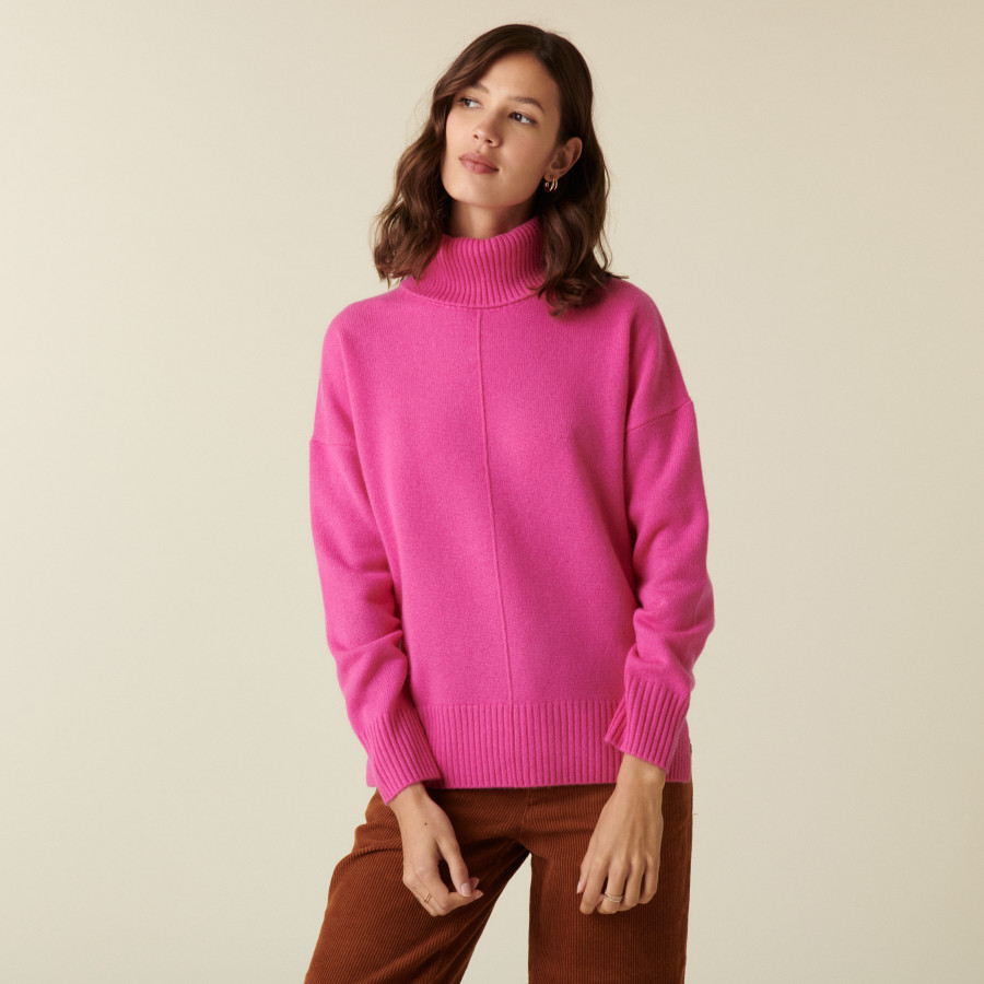 3-ply cashmere turtleneck sweater - Adena