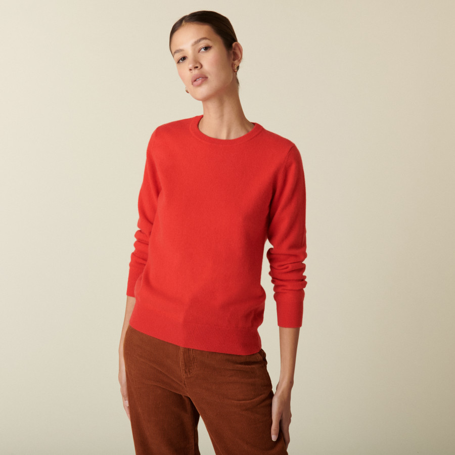 Round neck cashmere sweater - Abeline
