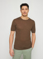 Slub linen round neck T-shirt - Renaud