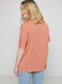 Short sleeves flamed linen cardigan - Tanya