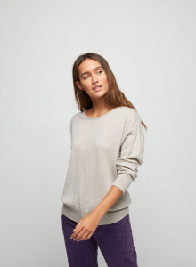 Light cashmere round neck sweater - Soraya