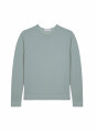 Round-neck merino wool sweater with rolled finishes - Rythme