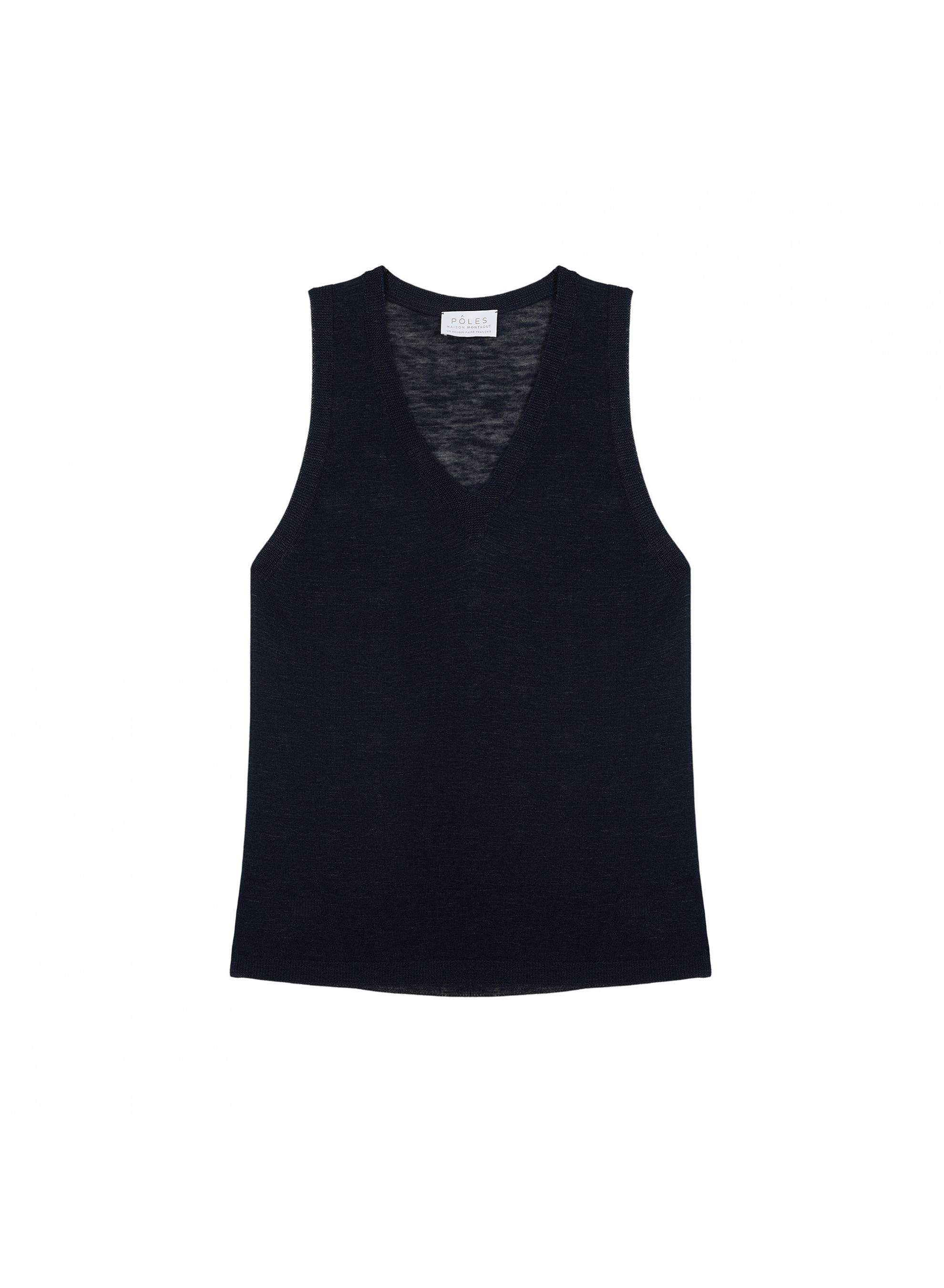 Slub linen tank top - Tahiti