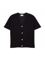 Short sleeves flamed linen cardigan - Tanya