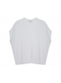 Flamed linen batwing T-shirt - Tarra