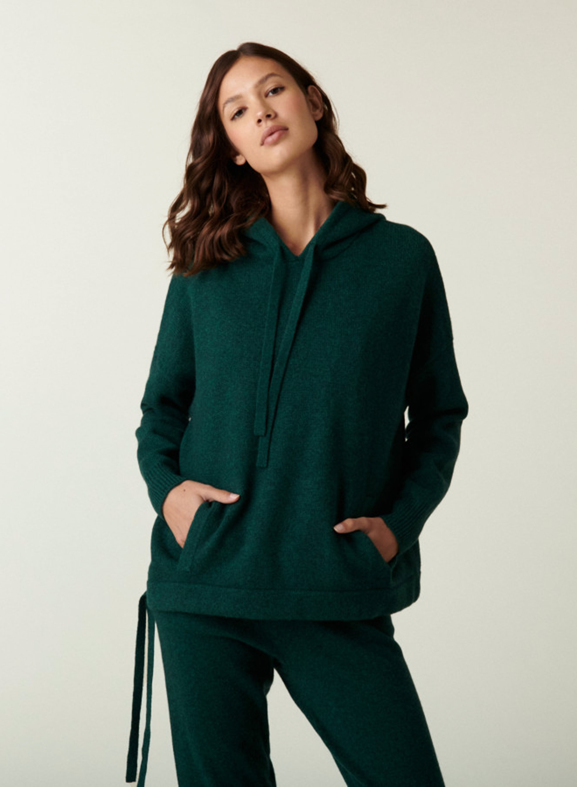 Cashmere hoodie with pockets Ado