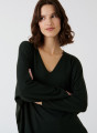 Merino wool batwing sleeve sweater - Boxe