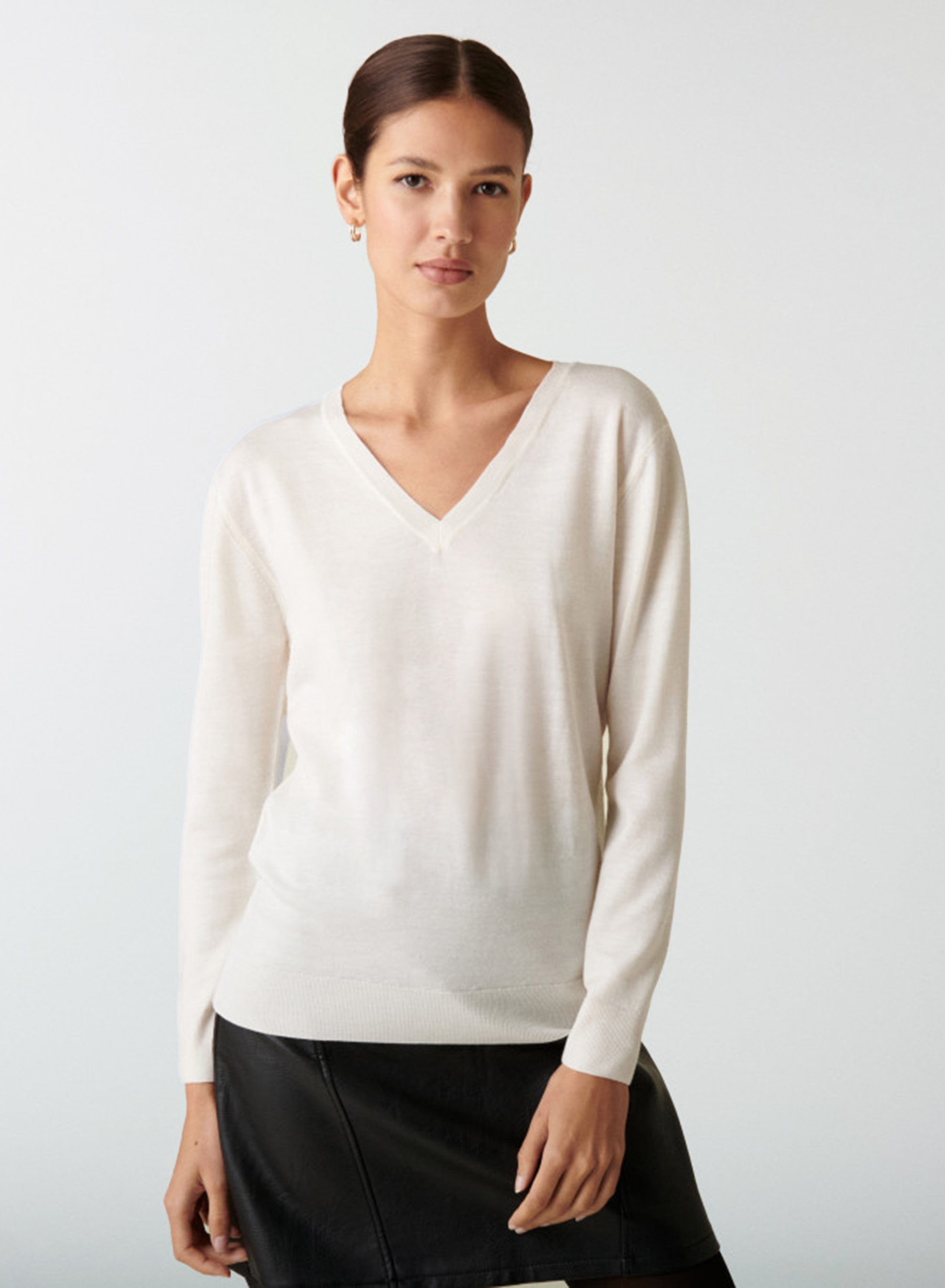 Merino V Neck Sweater