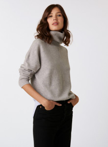 3-ply cashmere turtleneck sweater - Adena