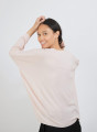 Batwing-sleeves wool sweater - Boxe