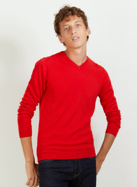 V-neck cashmere sweater - Evann
