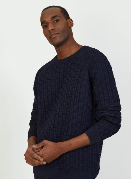 Cotton raglan sleeve sweater - Pepino
