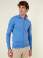 Zipped vest with logo in merino wool - Estian