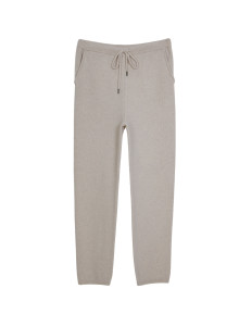 Joggers with pockets in recycled cashmere and wool - Anka