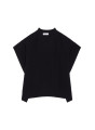 V-neck cape with cashmere dots - Gigi