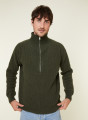 Recycled Wool and Cashmere Beaded Trucker Neck Sweater - English