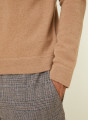 Round-neck cashmere sweater with rolled finishes - Ernest
