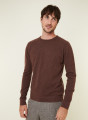 Round-neck cashmere sweater with rolled finishes - Ernest