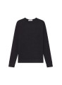 Round-neck cashmere sweater with rolled finishes - Ernest