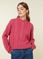 Zipped high-neck sweater in recycled cashmere and wool - Lodric
