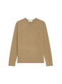 Round-neck cashmere sweater with rolled finishes - Ernest