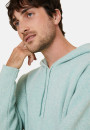 Hooded hoodie with pockets in wool and cashmere - Fabio