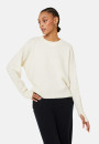 Wool and cashmere mitten-sleeved round-neck sweater - Gemma