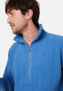 Recycled Wool and Cashmere Beaded Trucker Neck Sweater - English