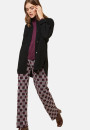 Button-down jacket with merino wool pockets - Giselle