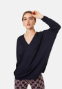 Merino wool bat sleeves sweater - Boxe