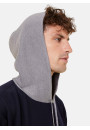 Hooded hoodie with pockets in wool and Fil lumière - Flavien