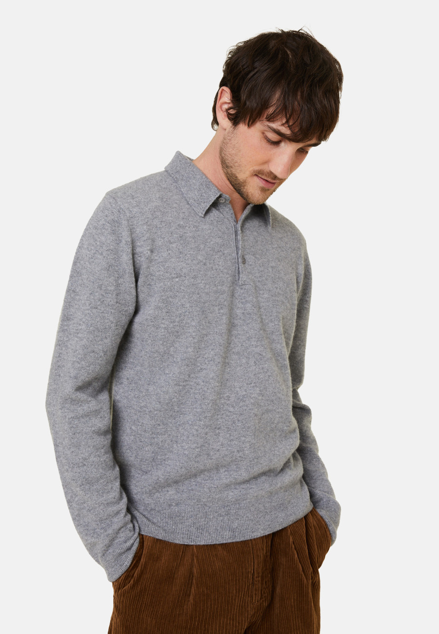 Cashmere polo neck sweater - Emerson