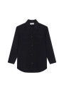 Button-down jacket with merino wool pockets - Giselle
