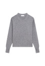 Wool and cashmere mitten-sleeved round-neck sweater - Gemma
