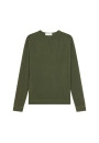 Round-neck cashmere sweater with rolled finishes - Ernest