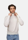 Turtleneck sweater with logo in merino wool - Enzo