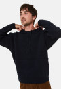 Hooded hoodie with pockets in wool and cashmere - Fabio