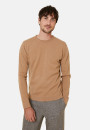 Round-neck cashmere sweater with rolled finishes - Ernest