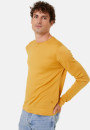 Round-neck merino wool sweater with rolled finishes - Rythme