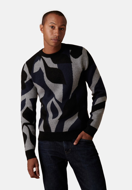 4-ply cashmere round neck sweater - Adam