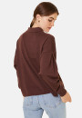 Merino wool polo neck button-down jacket - Gabriella