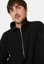 Recycled Wool and Cashmere Beaded Trucker Neck Sweater - English