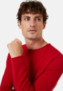 Round-neck cashmere sweater with rolled finishes - Ernest