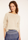 Cotton and linen hammer armhole sweater - Mick