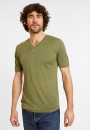 Slub linen V-neck T-shirt - Reuben