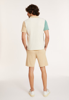 Brushed cotton short sleeve shirt - Donald